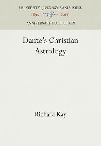 Cover image for Dante's Christian Astrology