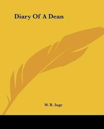 Diary of a Dean