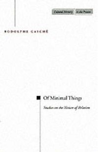 Cover image for Of Minimal Things: Studies on the Notion of Relation