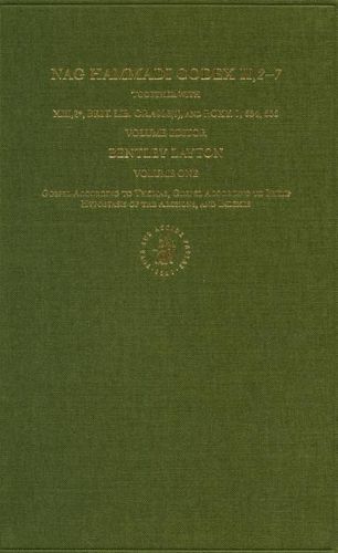 Cover image for Nag Hammadi Codex II, 2-7, Together with XIII, 2* Brit. Lib. or. 4926(1) and P. Oxy. 1, 654, 655