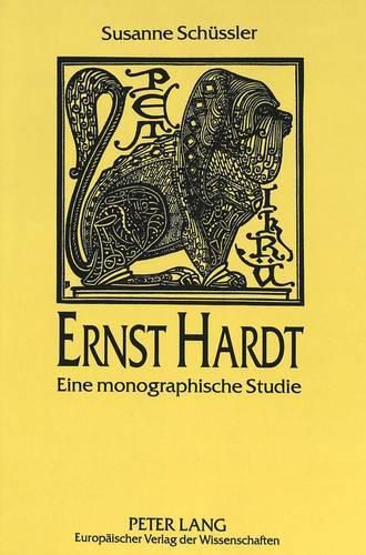 Cover image for Ernst Hardt: Eine Monographische Studie