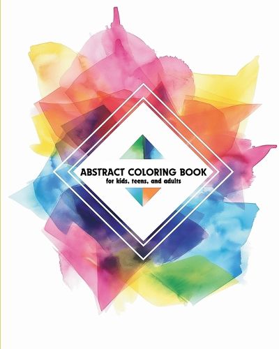 Cover image for Abstract coloring book Relaxing and simple designs, calmness book for kids, teens and adults