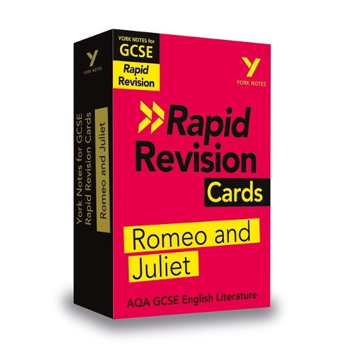 Cover image for York Notes for AQA GCSE (9-1) Rapid Revision: Romeo and Juliet - Refresh, Revise and Catch up!