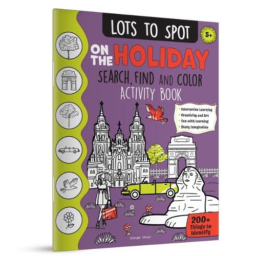 Cover image for Spot the Hidden coloring activity Book Holiday Time (Edition1)