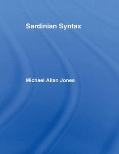 Cover image for Sardinian Syntax