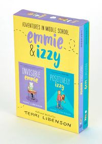 Cover image for Adventures in Middle School 2-Book Box Set: Invisible Emmie and Positively Izzy