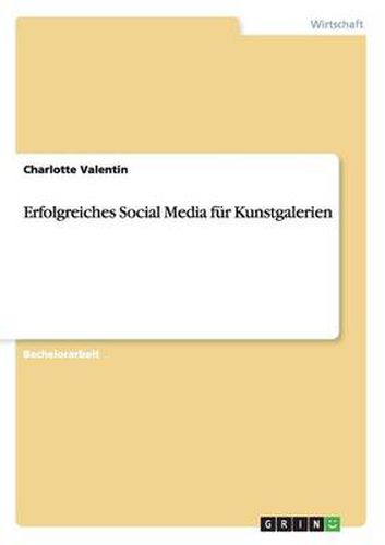 Cover image for Erfolgreiches Social Media fur Kunstgalerien