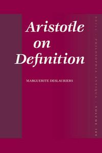 Cover image for Aristotle on Definition