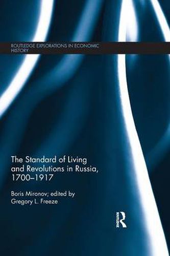 Cover image for The Standard of Living and Revolutions in Imperial Russia, 1700-1917