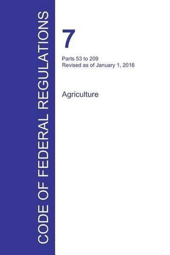 Cover image for Code of Federal Regulations Title 7, Volume 3, January 1, 2016