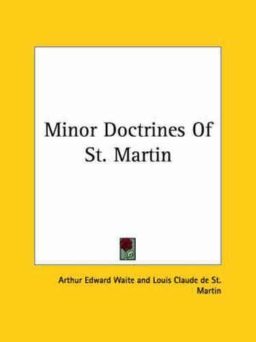 Minor Doctrines of St. Martin