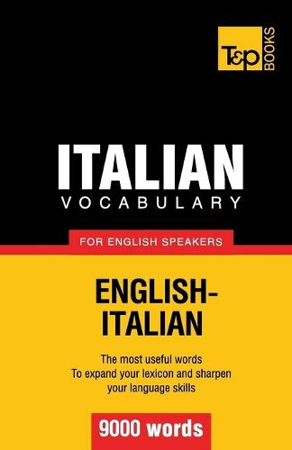 Cover image for Italian vocabulary for English speakers - 9000 words