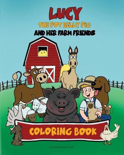 Cover image for Lucy the pot belly pig and her farm friends