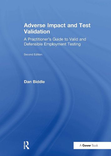 Cover image for Adverse Impact and Test Validation