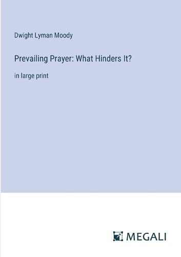 Cover image for Prevailing Prayer