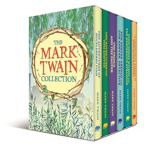 Cover image for The Mark Twain Collection: Deluxe 6-Volume Box Set Edition