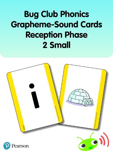 Cover image for Bug Club Phonics Grapheme-Sound Cards Reception Phase 2 (Small)