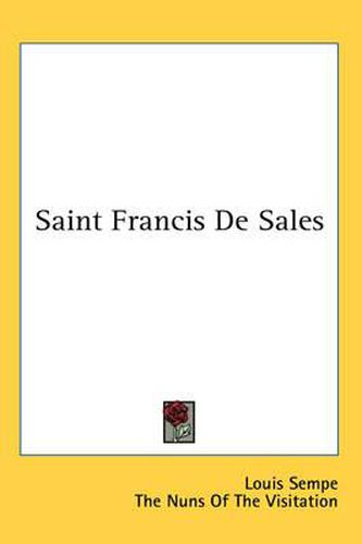 Cover image for Saint Francis de Sales