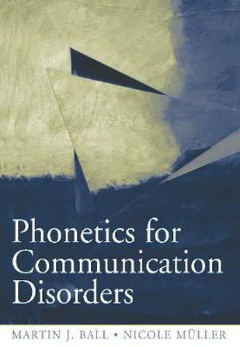 Cover image for Phonetics for Communication Disorders