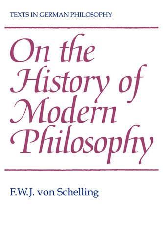 Cover image for On the History of Modern Philosophy