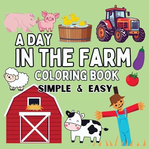 Cover image for On the Farm Coloring Book