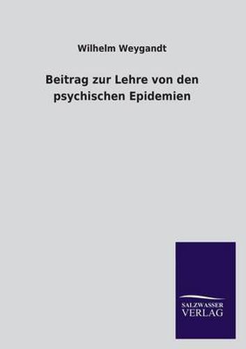 Cover image for Beitrag Zur Lehre Von Den Psychischen Epidemien