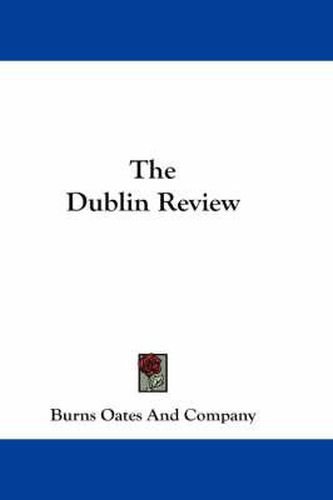 Cover image for The Dublin Review