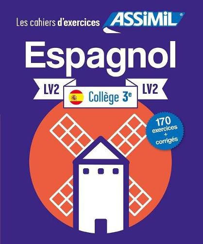 Cover image for Cahier d'exercices ESPAGNOL - niveau classe de 3e - LV2