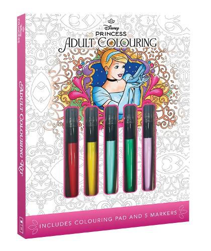 Cover image for Disney Princess: Adult Colouring Kit