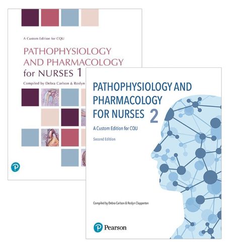 Cover image for Pathophysiology and Pharmacology for Nurses 1 + 2 (Custom Editions)