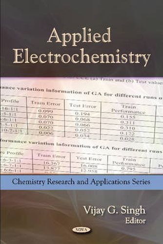 Cover image for Applied Electrochemistry
