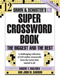 Cover image for Simon and Schuster Super Crossword Puzzle Book #12