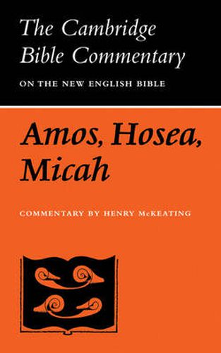 Cover image for The Books of Amos, Hosea, Micah