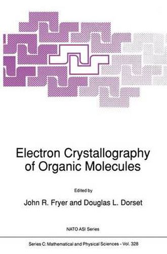 Cover image for Electron Crystallography of Organic Molecules