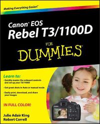 Cover image for Canon EOS Rebel T3/1100D For Dummies