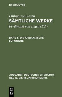 Cover image for Die afrikanische Sofonisbe