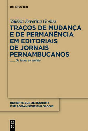 Cover image for Tracos de mudanca e de permanencia em editoriais de jornais pernambucanos: Da forma ao sentido