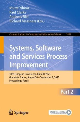 Cover image for Systems, Software and Services Process Improvement