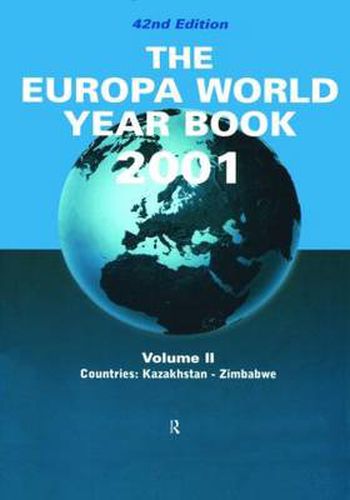 Cover image for Europa World Year Bk 2001 V2