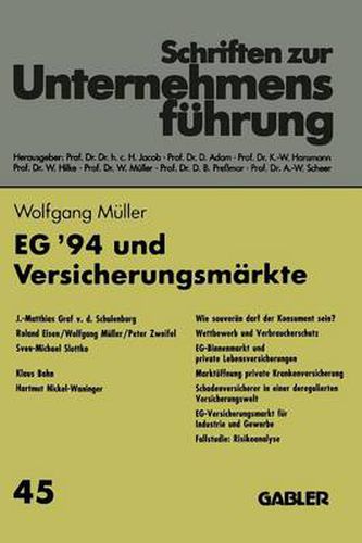 Eg '94 Und Versicherungsmarkte