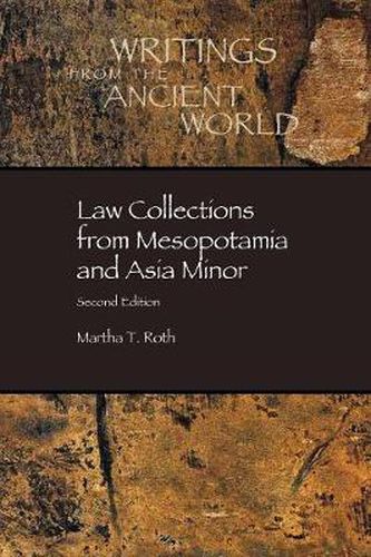 Cover image for Law Collections from Mesopotamia and Asia Minor