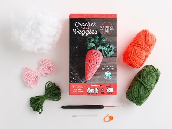 Cover image for Crochet Your Veggies Amigurumi Kit Carrot