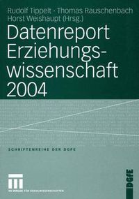 Cover image for Datenreport Erziehungswissenschaft 2004