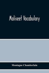 Cover image for Maliseet Vocabulary