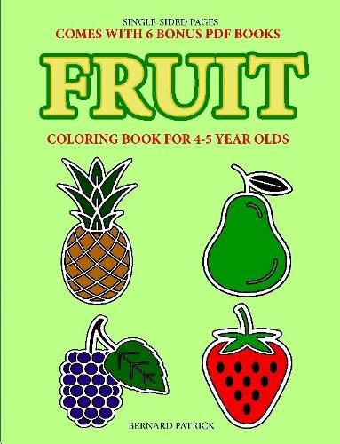 Cover image for Coloring Book for 4-5 Year Olds (Fruit)