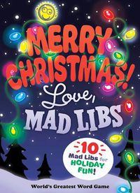 Cover image for Merry Christmas! Love, Mad Libs: World's Greatest Word Game