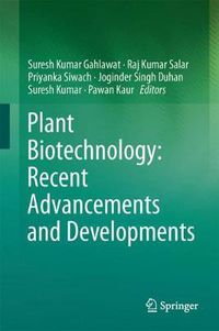 Cover image for Plant Biotechnology: Recent Advancements and Developments