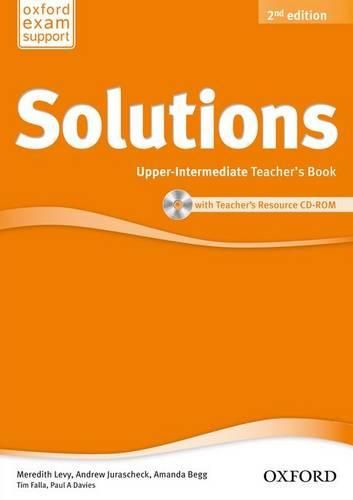 Cover image for Solutions: Upper-Intermediate: Teacher's Book and CD-ROM Pack