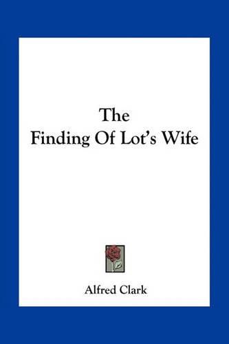 Cover image for The Finding of Lot's Wife