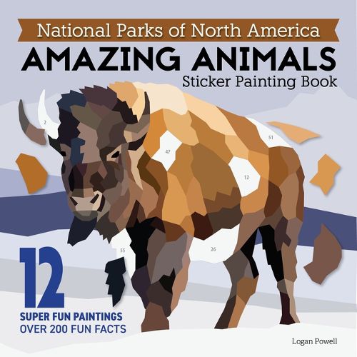 National Parks of North America Amazing Animals Sticker Painting Book